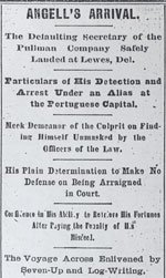 Angell's Arrival headline
