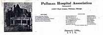 Letterhead of the Pullman Hospital Association, 1915